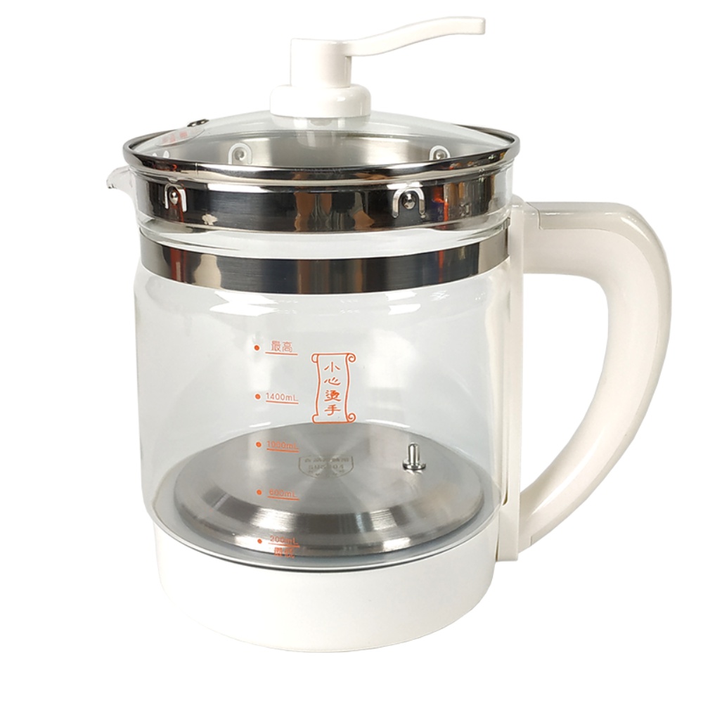 养生壶配件单壶的壶身单卖通用玻璃壶体养身裸壶带盖不要带底座壶