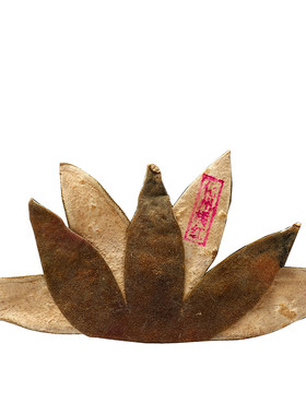 七爪正毛果皮一片化橘红