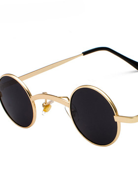 红色复古风凹造型墨镜