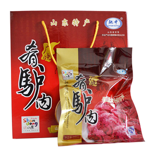 包邮山东特产东营广饶驰中肴驴肉熟食即食真空包装200g*4/*5礼盒
