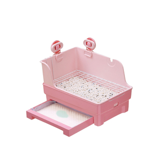 包邮 马卡Marukan抽屉厕所 垂耳兔子荷兰猪豚鼠龙猫三角形厕所