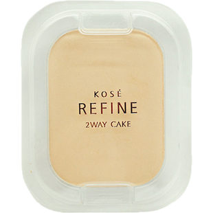 专柜正品包邮高丝kose莱菲干湿两用405粉芯打底粉饼替换装遮瑕定