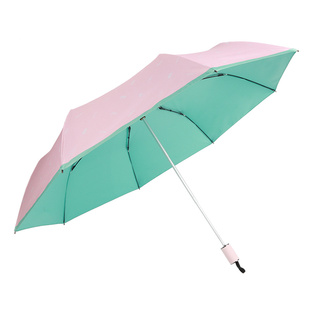 2017新品kobold太阳伞防晒防紫外线 超轻小遮阳伞晴雨两用伞彩胶