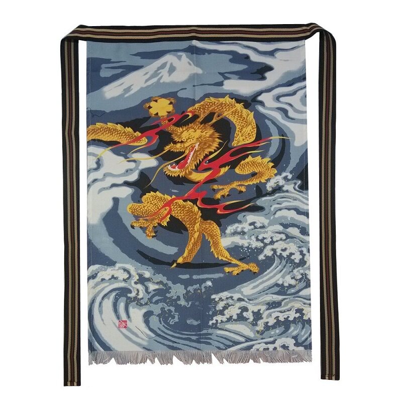 日式厨师围裙围巾厨房围裙