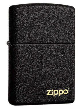 打火机zippo正版纯铜236磨砂黑