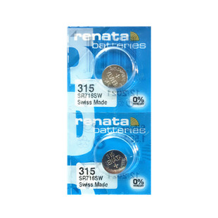 Renata 315手表电池SR716SW纽扣电池电子1.55V氧化银瑞士原装进口