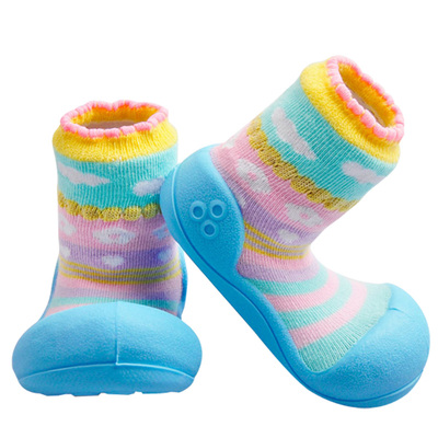 婴儿软底女宝宝防掉春秋公主鞋