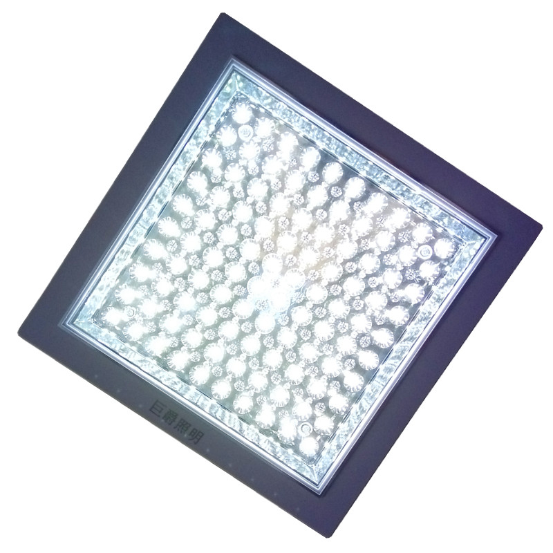 巨爵照明LED方形厨卫灯嵌入式暗装透明罩面板灯家装平面灯白光_虎窝淘