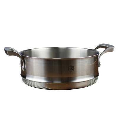 出口英国304不锈钢24cm双耳蒸笼