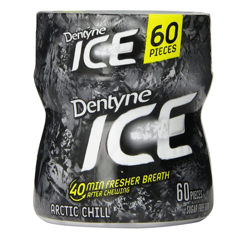 【何炅推荐提神美国】Dentyne ice木糖醇口香糖极地冰爽薄荷 无糖