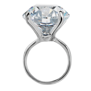 创意大钻石大戒指搞笑表白求爱求婚道具情人节送女友老婆生日礼物