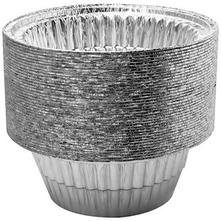 烧烤锡纸盒长方形一次性锡纸碗圆形加厚外卖铝箔盒餐盒带盖1000只