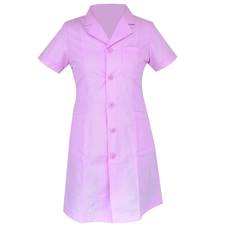 粉色医生服冬装厚款妇幼儿科保健医师服装夏装短袖小儿推拿工作服
