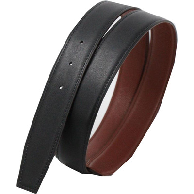 十字纹女士双面两头尖皮带