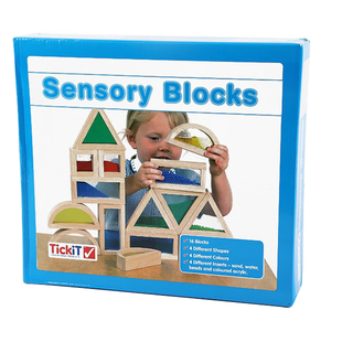 英国TickiT宝宝响声环保超大创意感官积木益智教学玩具透视教具