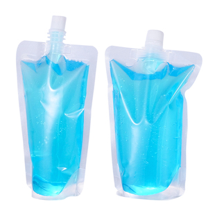 豆浆袋一次性液体包装袋果汁饮料袋透明自立吸嘴袋火锅底料打包袋