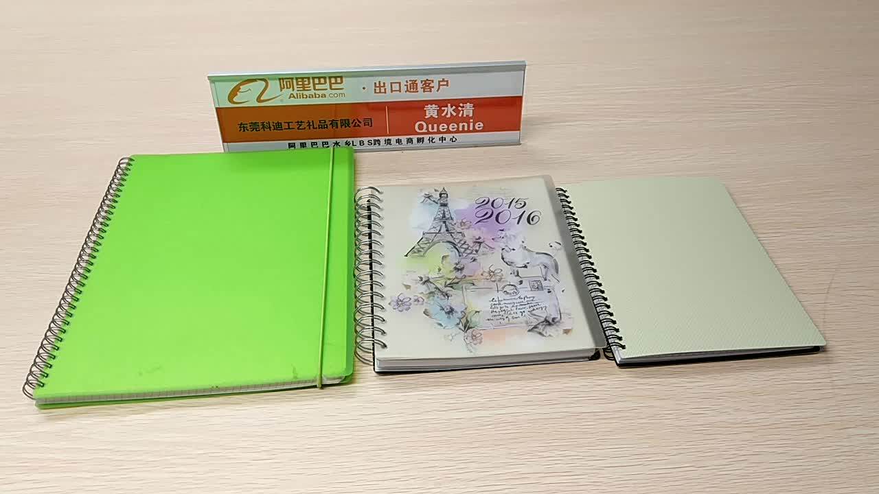 Dot Customized Plastic Cover Spiral Notebook,Exercise Notebook Buy