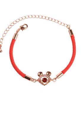 工作室本命年小老鼠镶锆石手饰