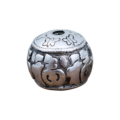 diy925纯银高档星月菩提隔珠