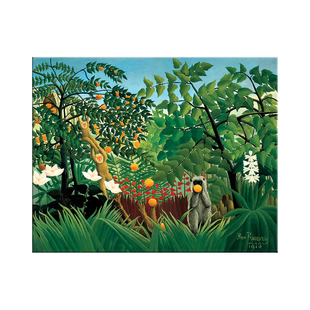 异国风光 Henri Rousseau 亨利卢梭 装饰画无框有框客厅书房卧室