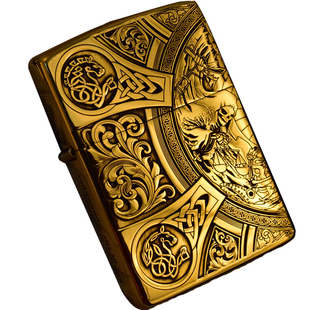 新品包邮佐罗正品zorro纯铜煤油防风个性天启四骑士送礼打火机