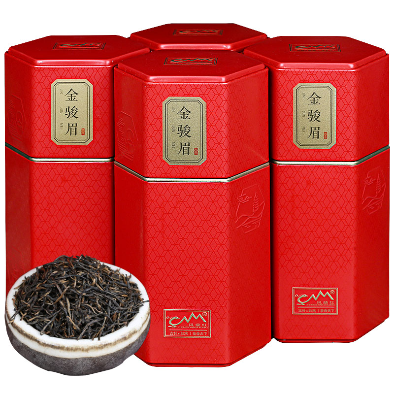 金骏眉茶叶红茶共500g散装罐装