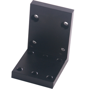 QRXQ连接板丝杆模组XYZ台配件直线模组滑台直角连接板角钢铝型材