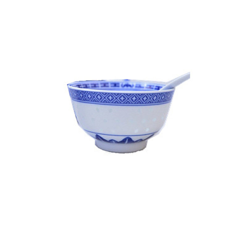 包邮特级景德镇陶瓷玲珑餐具套装