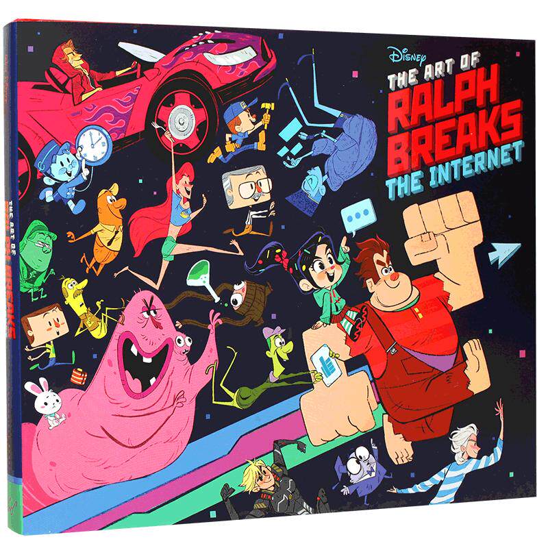 现货 无敌破坏王2 大闹互联网 英文原版 电影艺术画册设定集 Art of Ralph Breaks the Internet:Wreck-It Ralph 2 精装 拉尔 中图