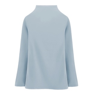 半高领打底衫女秋冬长袖中领大码白色修身内搭加绒t恤纯色棉上衣