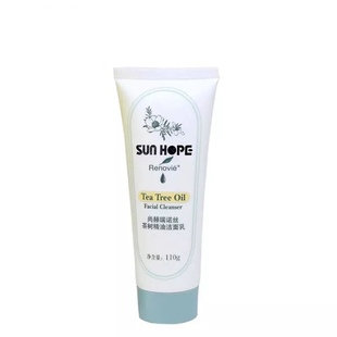 尚赫瑞诺丝茶树精油洁面乳茶树洗面乳深层清洁尚赫洗面奶110g一瓶