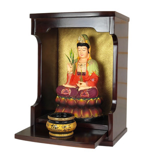 实木佛龛家用现代简约菩萨财神土地供台供桌壁挂式龛关公祖先神台