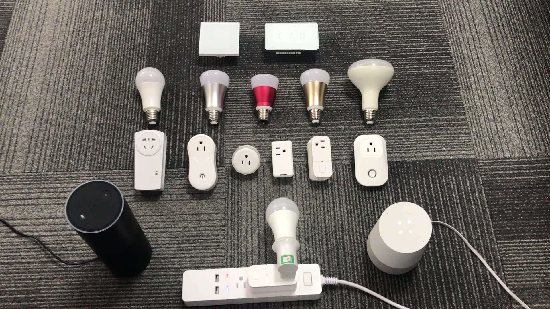 Wifi Smart Light Bulb Socket Bulb Adapter Base Converter E26/e27 Plug