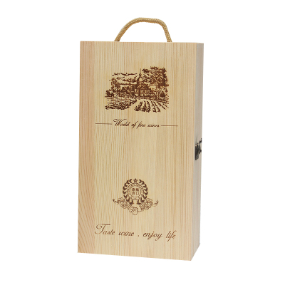 双支装通用葡萄酒礼盒普惠工艺