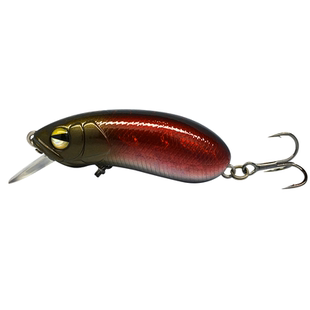 路亚发烧友大河奔流罗非黑鱼军鱼摇滚小胖子路亚饵硬饵CC50三本钩