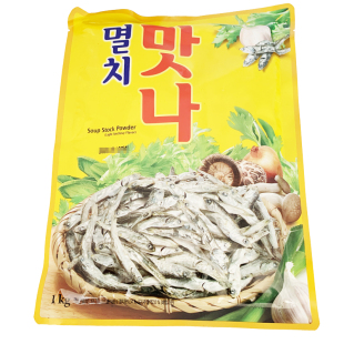 韩国清净园满娜银鱼粉 调味粉小鱼粉海鲜汤大酱汤 做汤作料1000g