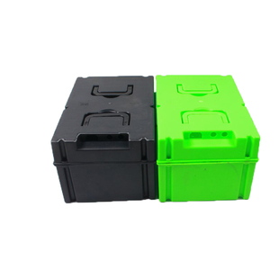 电动车三轮车电池壳电瓶盒48v60v20A改装铅酸电池塑料外壳加厚