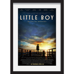 二战经典战争电影海报挂画小男孩 Little Boy卧室墙壁有框装饰画