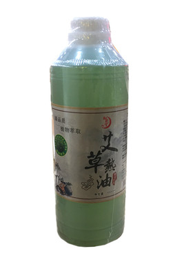 艾草发热精油美容院身体按摩刮痧拔罐推背油全身经络疏通艾叶药油