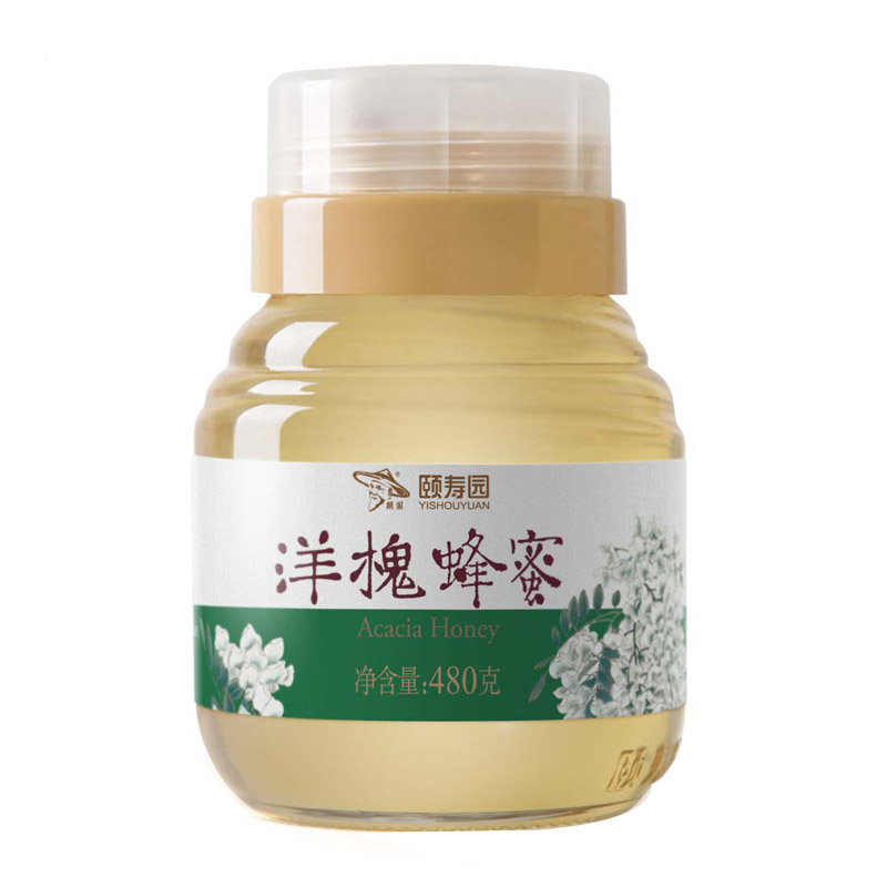 授权正品颐寿园洋槐蜂蜜480g