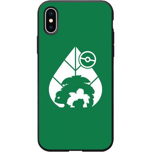 妙蛙种子进化剪影卡通宝可梦手机壳XS适用iPhone16小米13玻璃12全包14苹果15ProMax神奇宝贝华为XR硅胶保护壳
