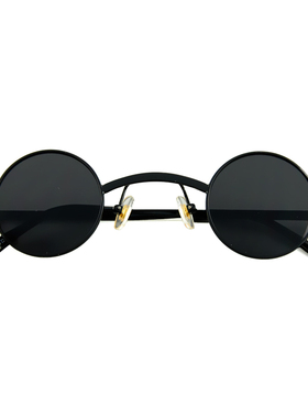 太子镜小圆镜防紫外线朋克男