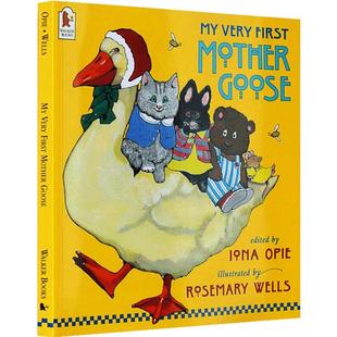 英文原版绘本 鹅妈妈童谣My Very First Mother Goose 波西和皮普10册 Bluey小蓝狗布鲁伊 小鼠波波新年Maisy 我不用做完美小孩