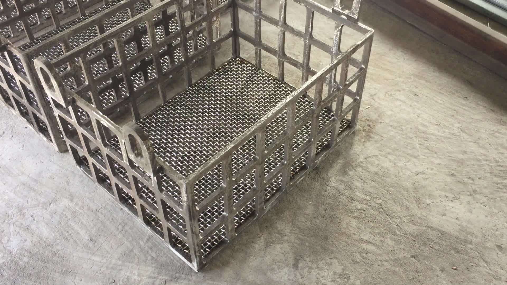 310s Heat Treatment Cast Basket For 1.4848 Stainless Steel Nitriding