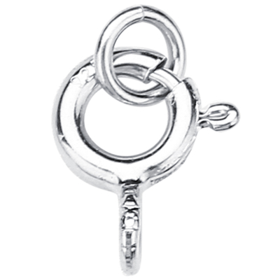 925银珍珠项链配件龙虾连接扣