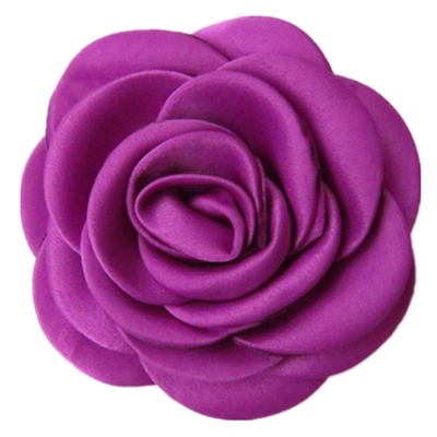 立体山茶花配饰布料小香布艺胸针