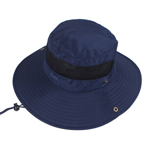 户外钓鱼登山帽子男士夏天遮阳帽沙滩防晒帽太阳帽夏季渔夫帽男