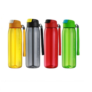 散漫一世-特百惠真品塑料防漏运动水杯水瓶吸管乐动随心壶750ML