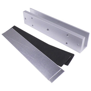 CHL-280KG磁力锁支架　中控ZL-280电磁锁ZL型支架玻璃门通用U型夹