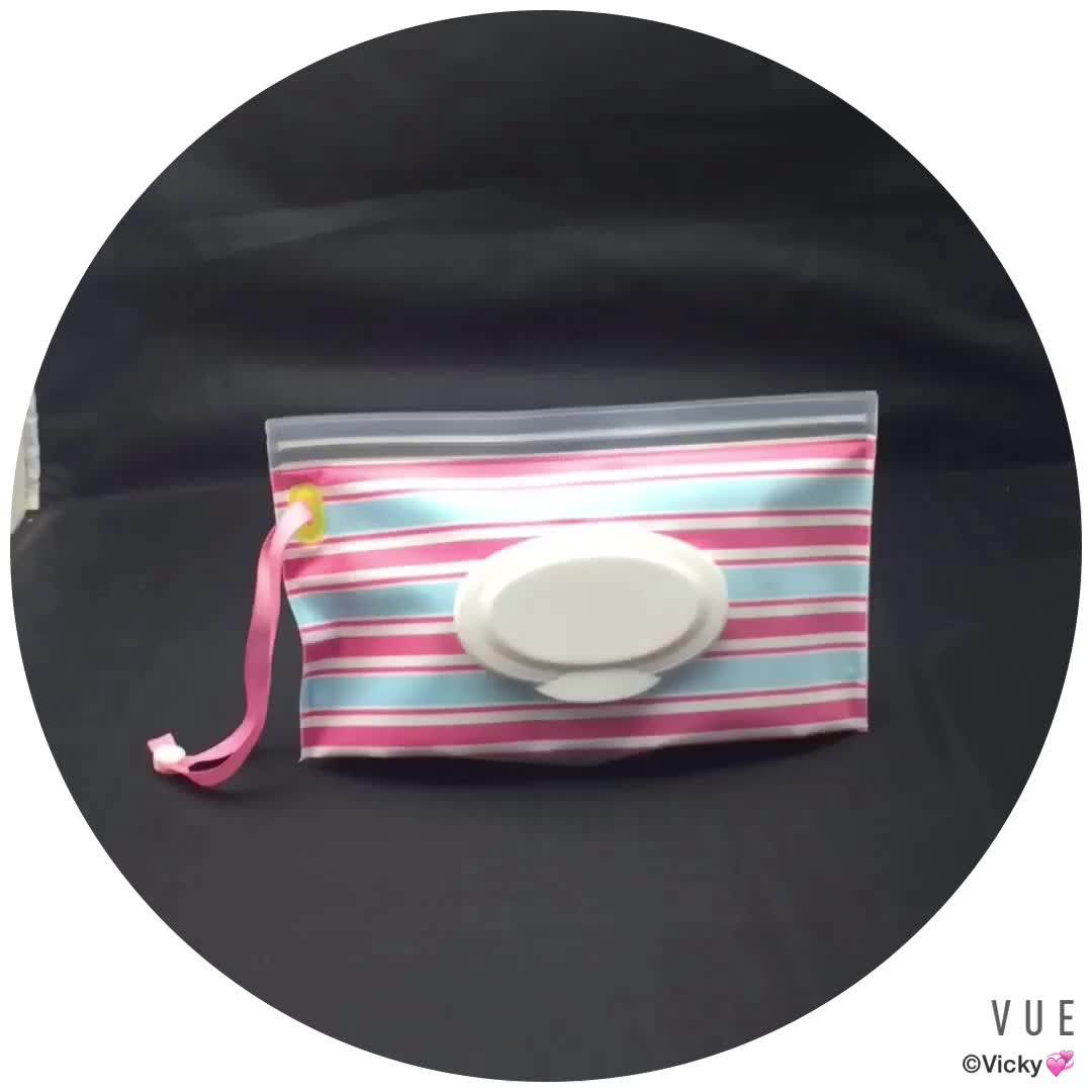 Customized Wholesale Baby Wet Wipe Portable Travel Cases/wet Wipes Case